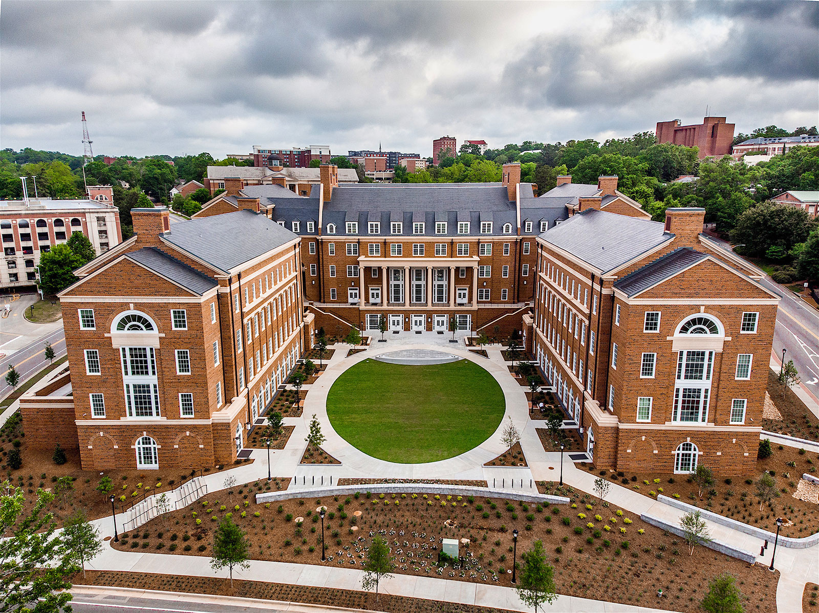 Exterior of College with Cherokee Brick bricks