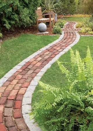 Brick Path Walkway