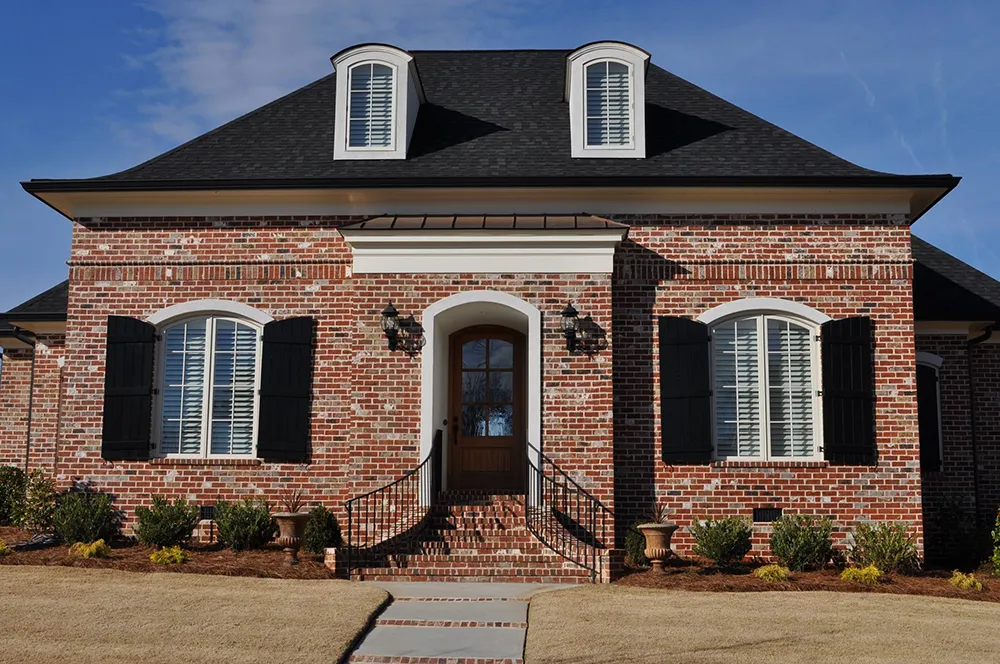 Home with Georgia Handcrafted Bricks from Cherokee Brick